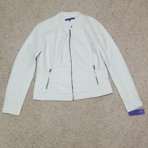 New APT.9 leather jacket size M